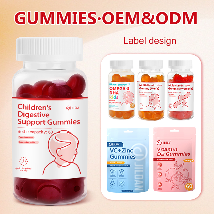 OEM Kids Multivitamin Gummy Candy Multi Vitamin Bears Gummies for Children With a Variety of Essential Vitamins and Minerals