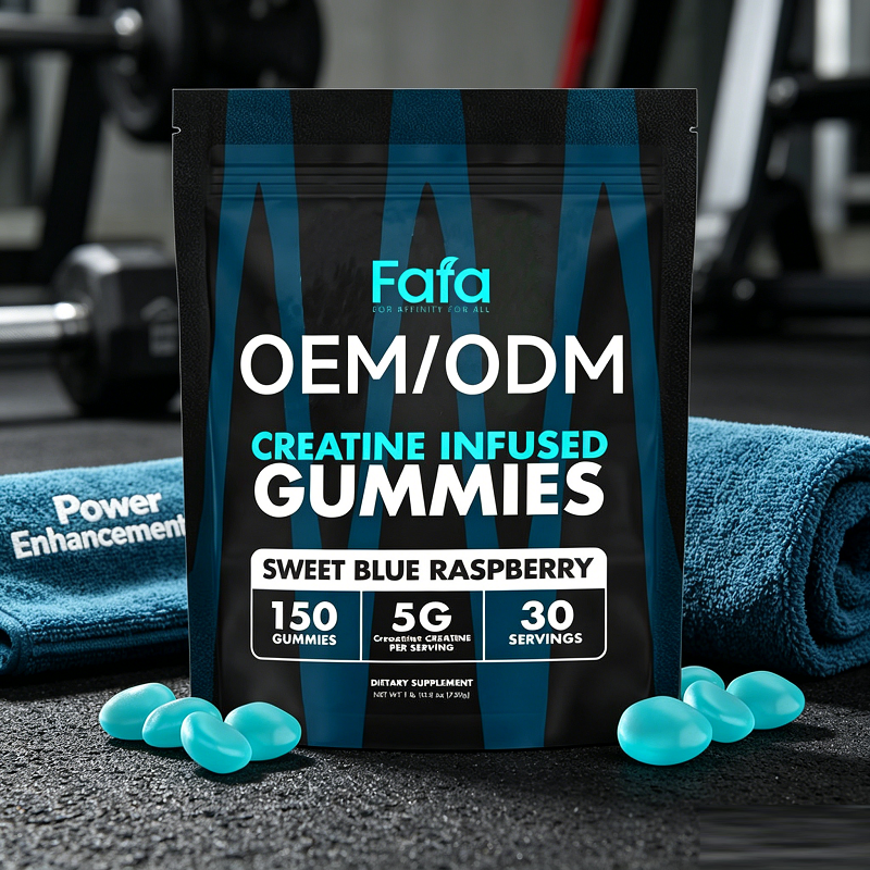Probiotic-Infused Creatine Gummies Supplement - OEM and ODM Capabilities