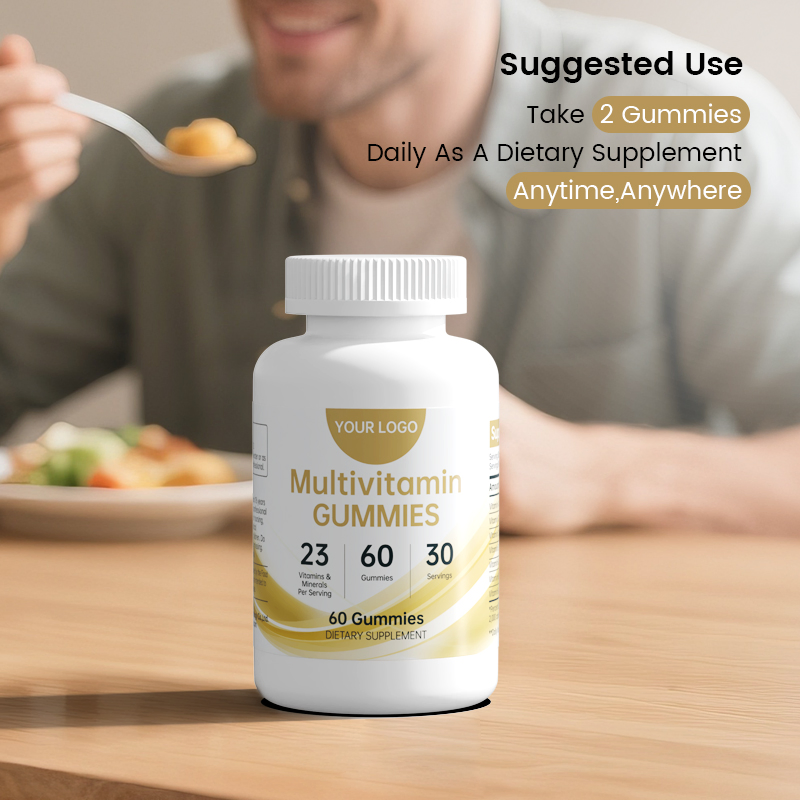 Adult Multivitamin Gummies for Energy &amp; Immunity - with B-Vitamins, No Artificial Sweeteners-Supports Metabolism Health, 60 Counts
