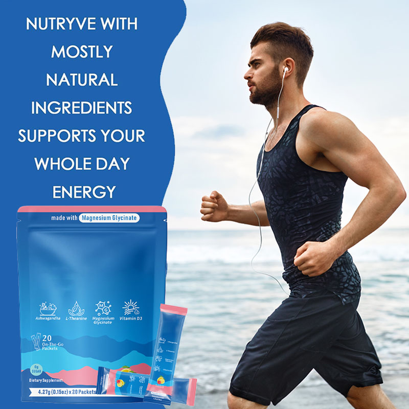 Wholesale Calm Instant Lemon Electrolyte Drink Powder Mix Hydration Packets Relaxation Energy Electrolyte Powder