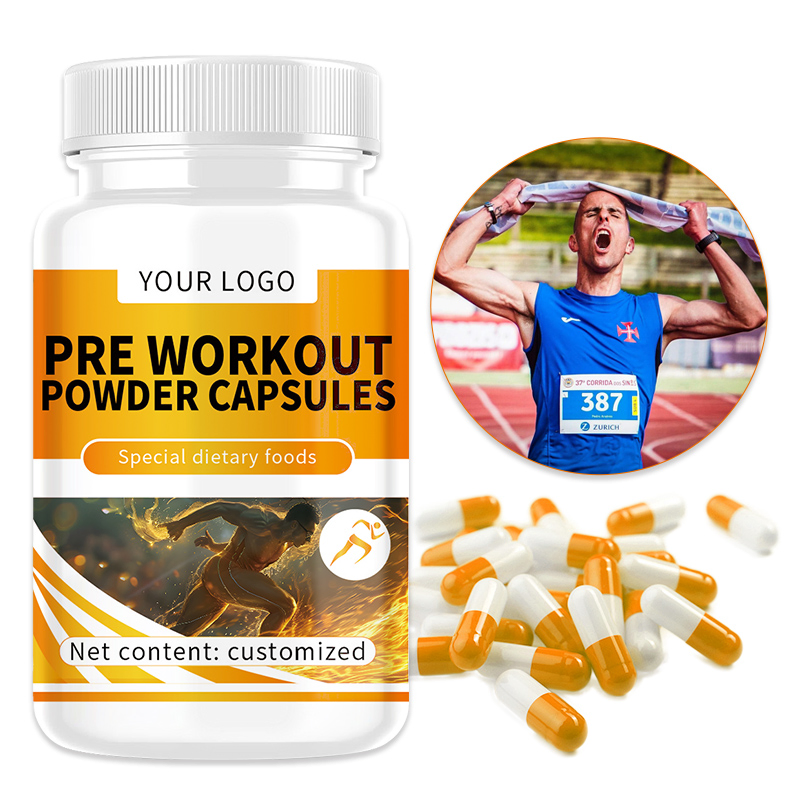 OEM Pre Workout Powder Capsule Nutritional Supplement to Enhance Athletic Performance Manufacturer
