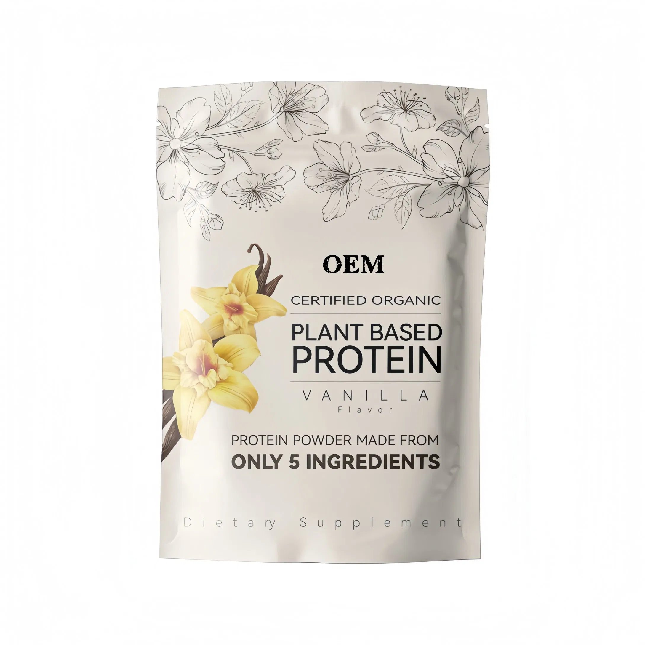 Vegan No Allergens Pea Supplement Hydrolyzed Plant Protein Powder Plant Pea Protein Peptide Powder