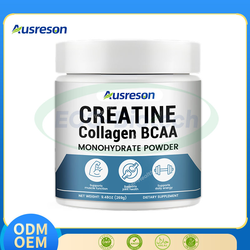 Ausreson OEM Sports Supplement Muscle Recovery and Beauty Creatine Collagen Bcaa Powder