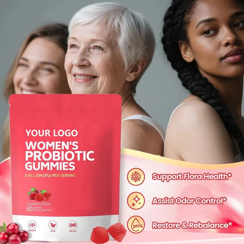 5 Billion Cfus Cranberry Probiotic Gummies for Digestive Wellness