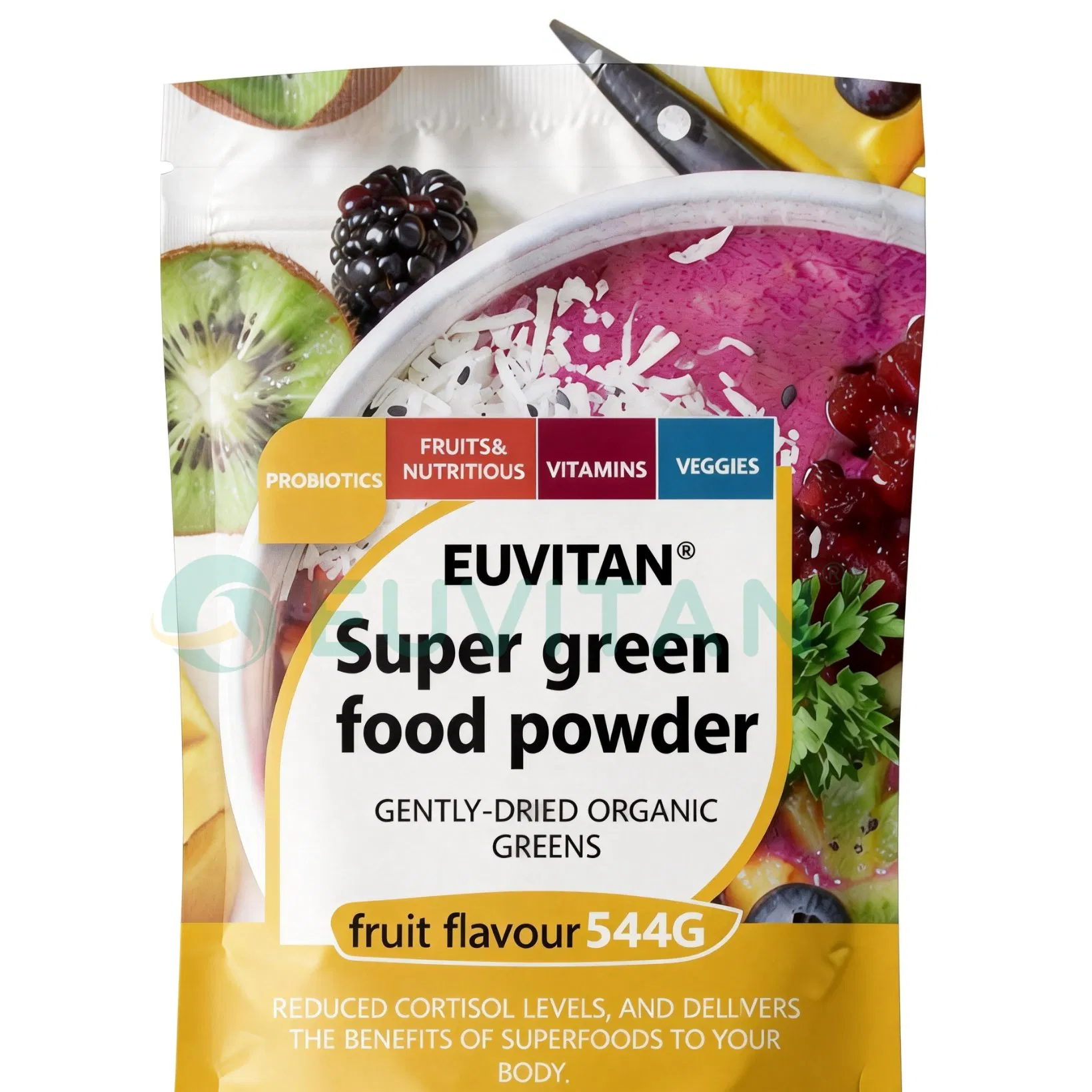 OEM Supply Super Green Digestive Enzymes Bloom Superfood Nutrition Smoothie Grass Greens Powder for Adults for Pregnant Women