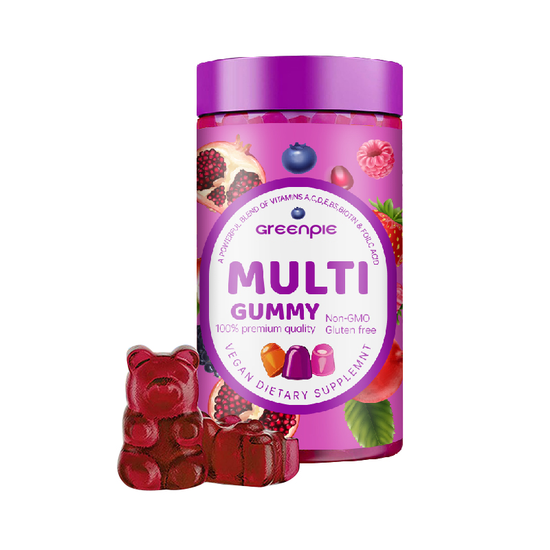 Greenpie Custom Dietary Health Supplement Gummies Candy Multi Vitamins Gummy Candy With Biotin For Hair Skin Nails