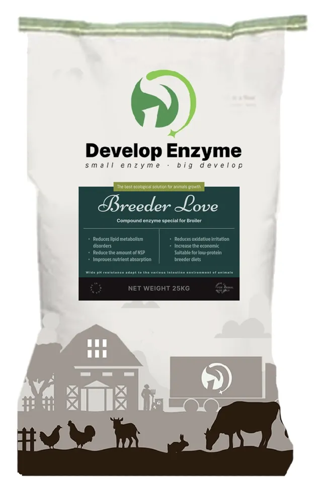 Feed Additive Breeder Multi Enzyme Powder Pack