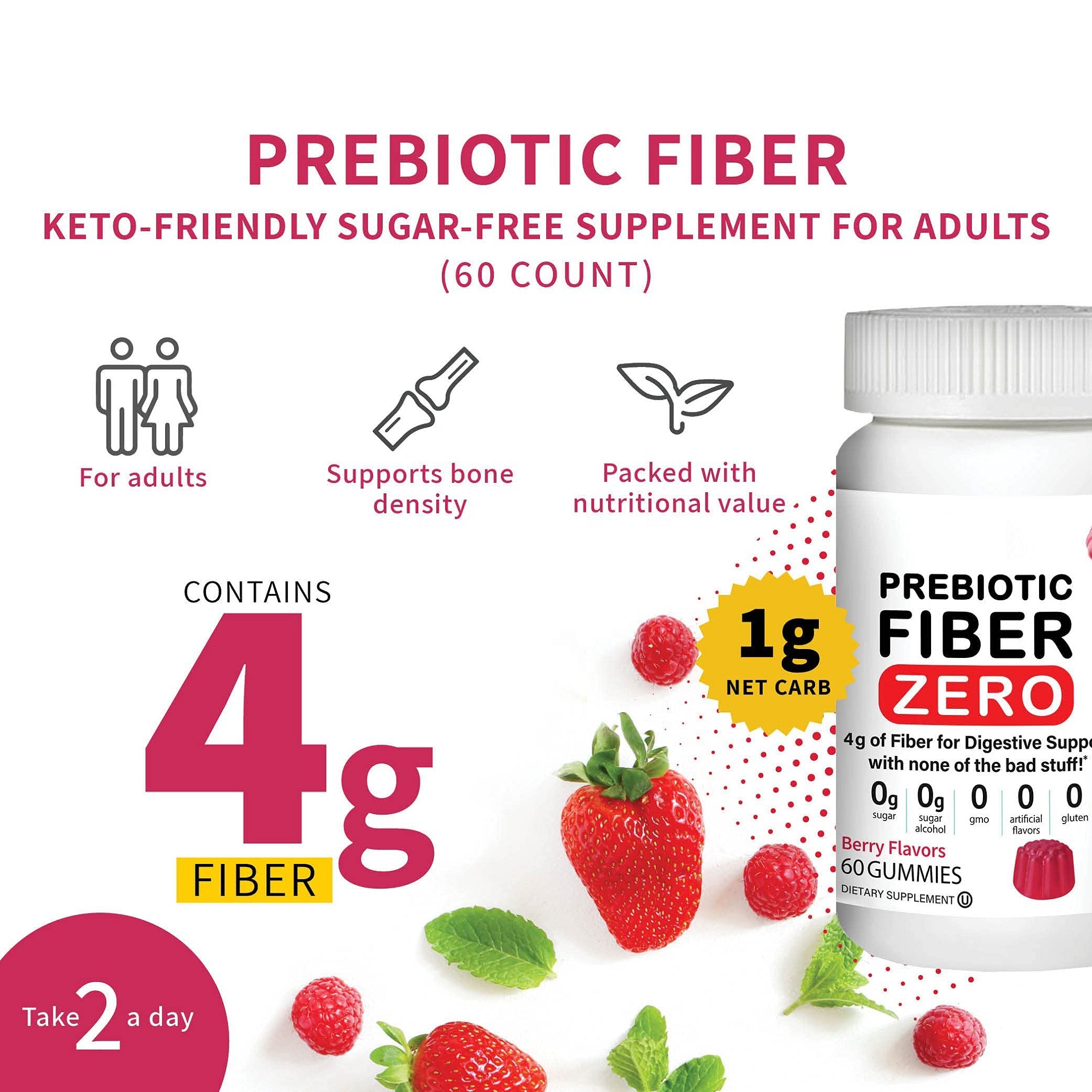 Improving Digestive &amp; Gut Health and Weight Loss Vegan Food Tresluces Vegan Superfood Mix Fiber Gummies