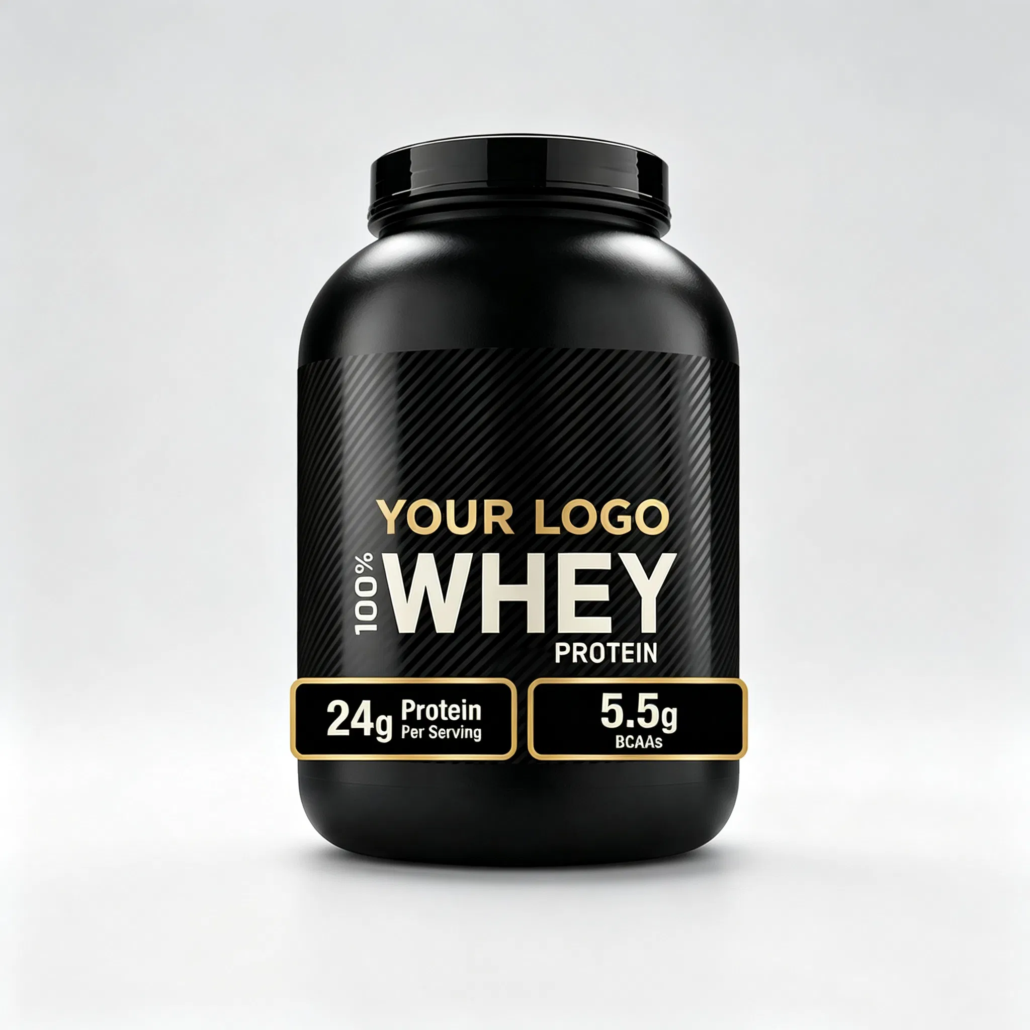 OEM Whey Protein Isolate Powder with Bcaa for Muscle Recovery Sports Nutrition