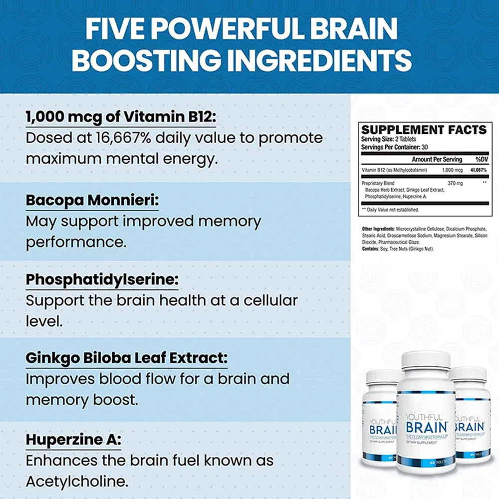 OEM/ODM Phosphatidylserine Brain Supplement - Memory Focus Support Dietary Tablets