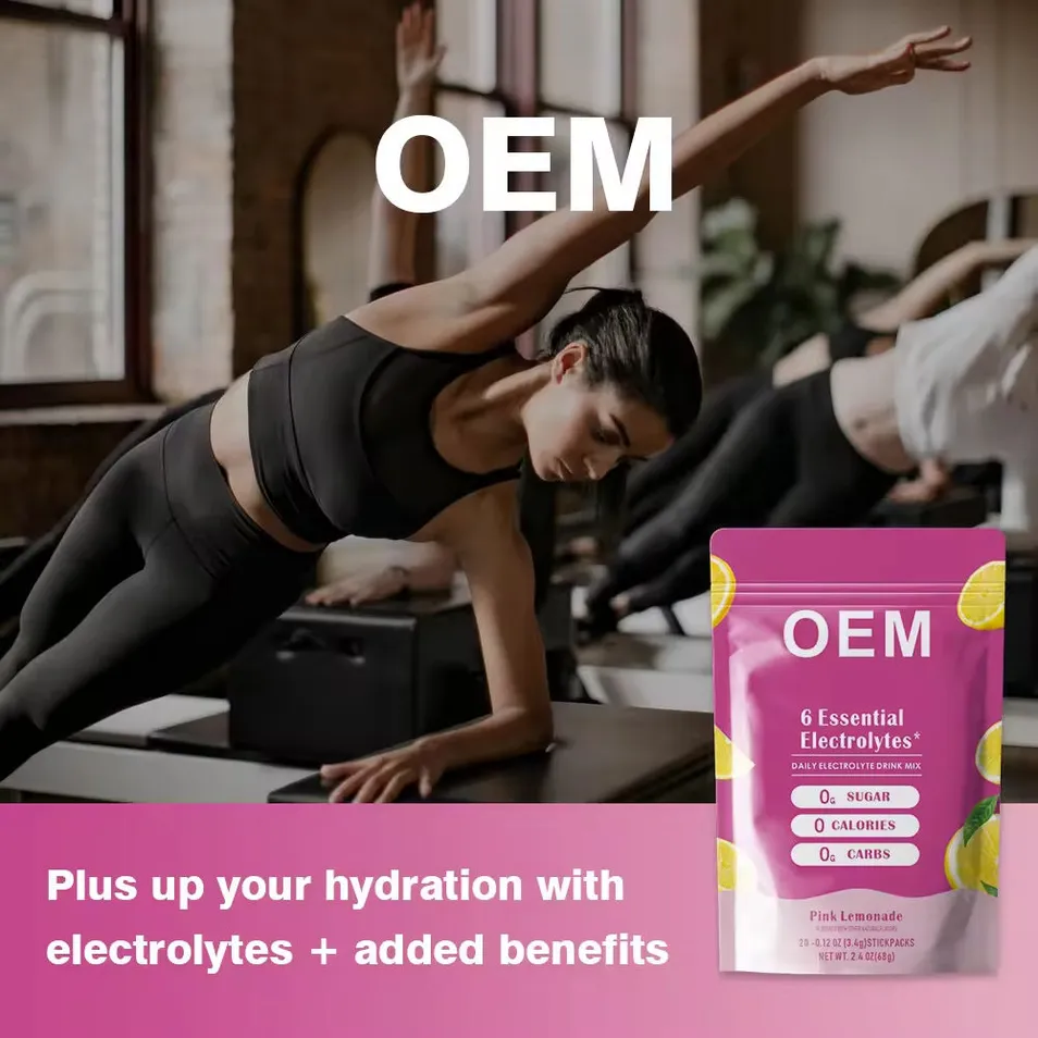 Natural Electrolyte Drink Mix Powder for Optimal Hydration Needs