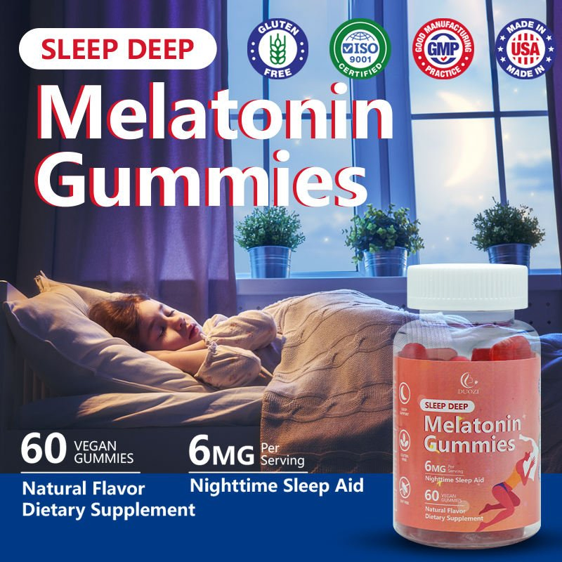 OEM Hot Selling - Natural Formula Fast-Acting Sleep Aid Deep Sleep Melatonin Gummies