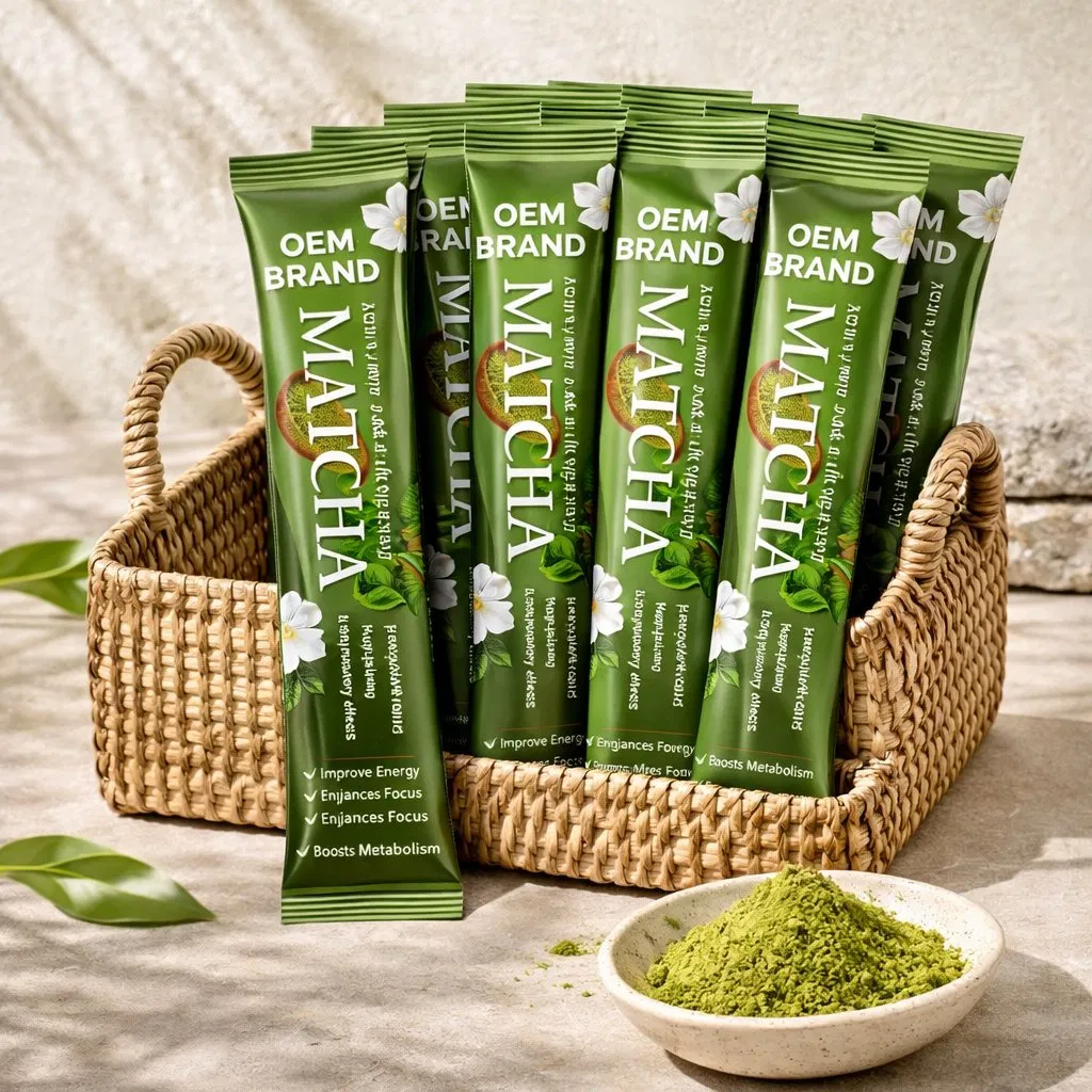 Greens Superfood Powder Stick Pack Private Label Daily Nutrition Drink Manufacturer