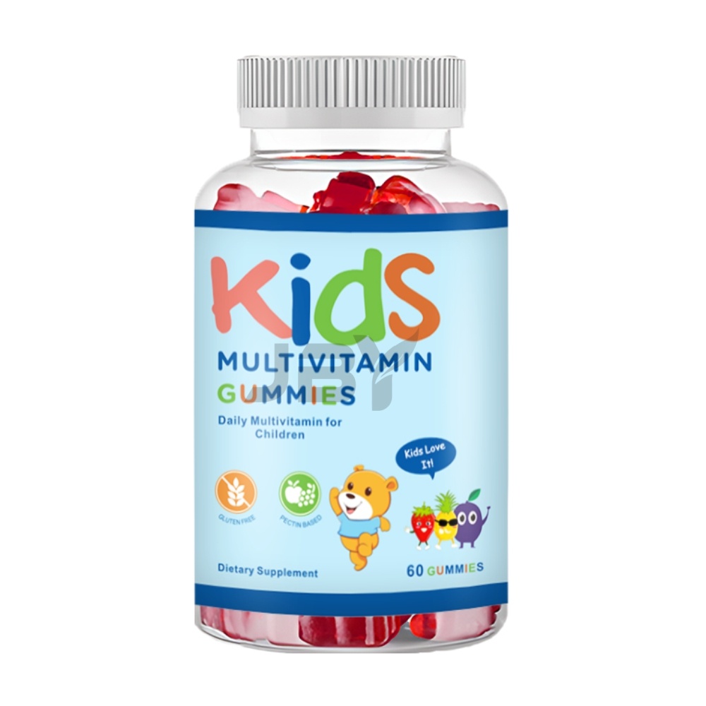 JBY OEM Private Label Multi Vitamin Gummies Kids Vitamin Gummy for Kids Immune Support Colorful Children Multivitamin Gummies