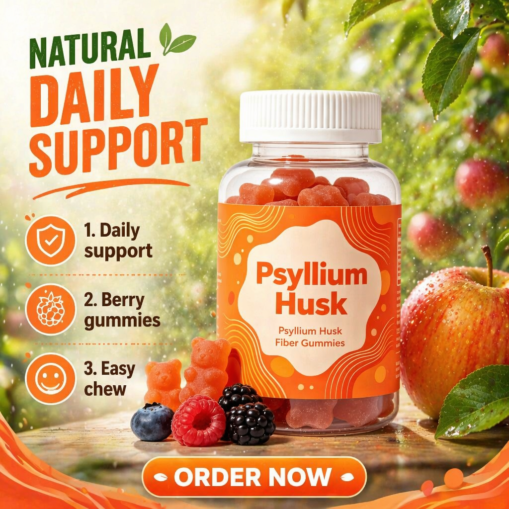 OEM Psyllium Husk Extract Gummies Advanced Detox Cleansing Dietary Fiber Supplement Psyllium Husk Gummies Fiber