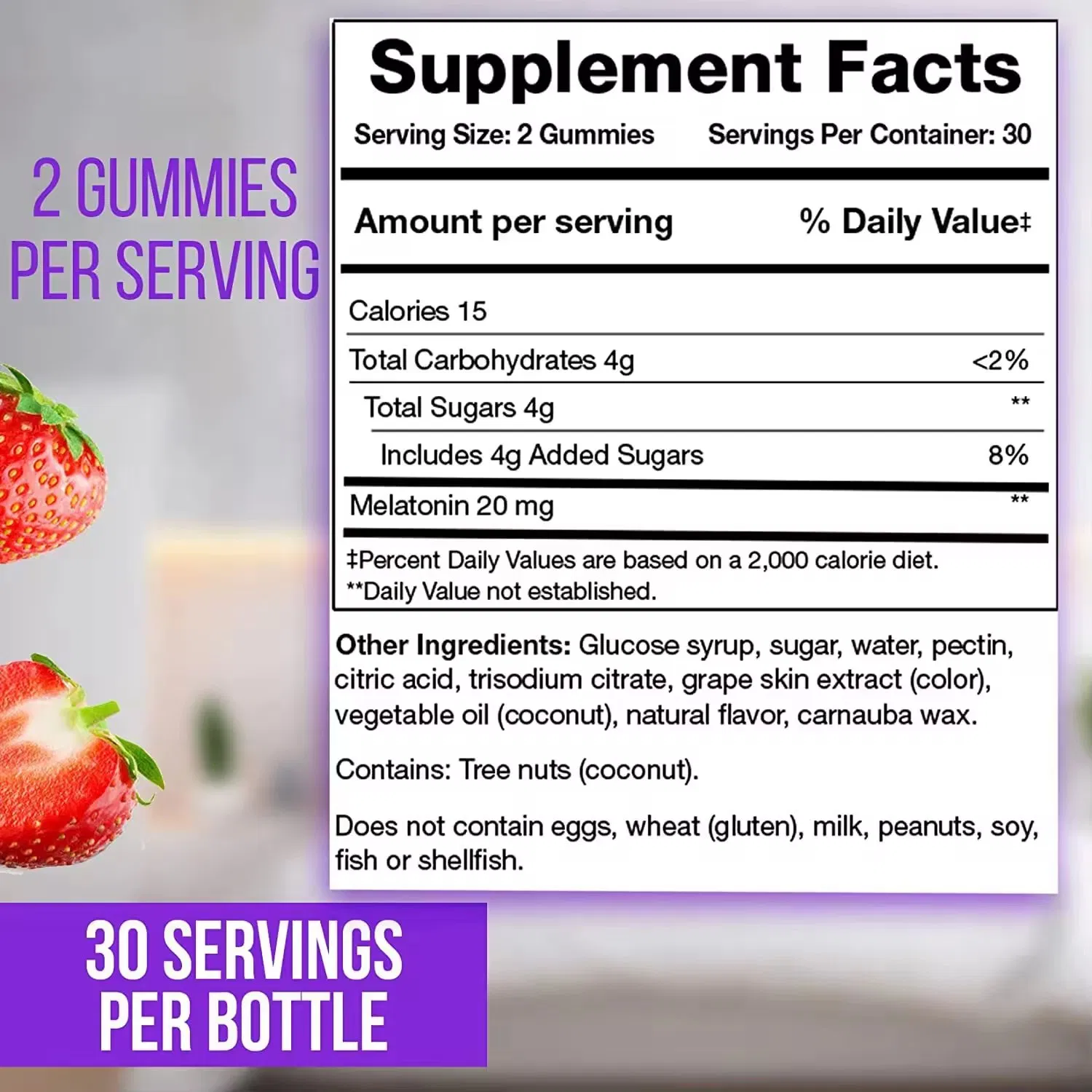 Private Label High Quality Factory Supplement Bedtime Deep Sleeping Gummies Nighttime Sleep Aid Gummy Melatonin Gummies