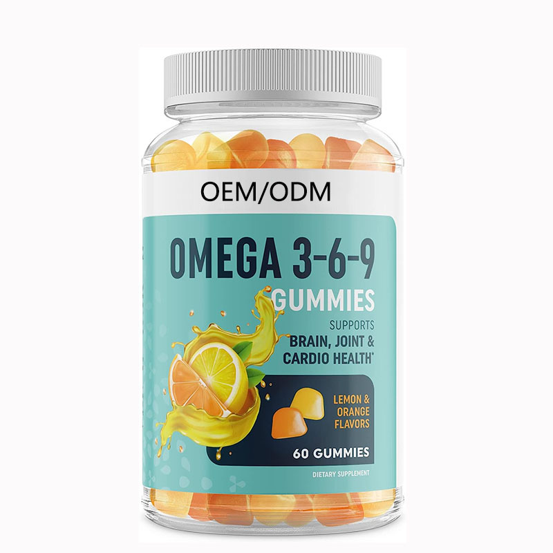 High Quality Customized Omega 3 Fish Oil Gummies Powerful EPA DHA Formula Teenage Brain Booster