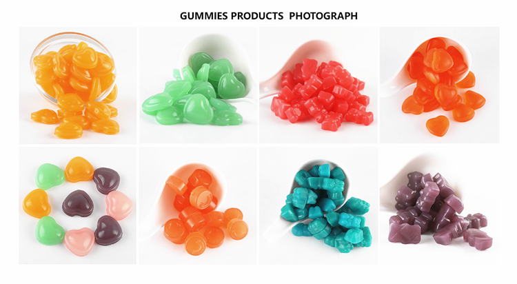 Wholesale Private Label Bagged Fiber Gummies Protein Bag of Chews Gummy Low Sugar Low Calorie 60 Gummy Bears