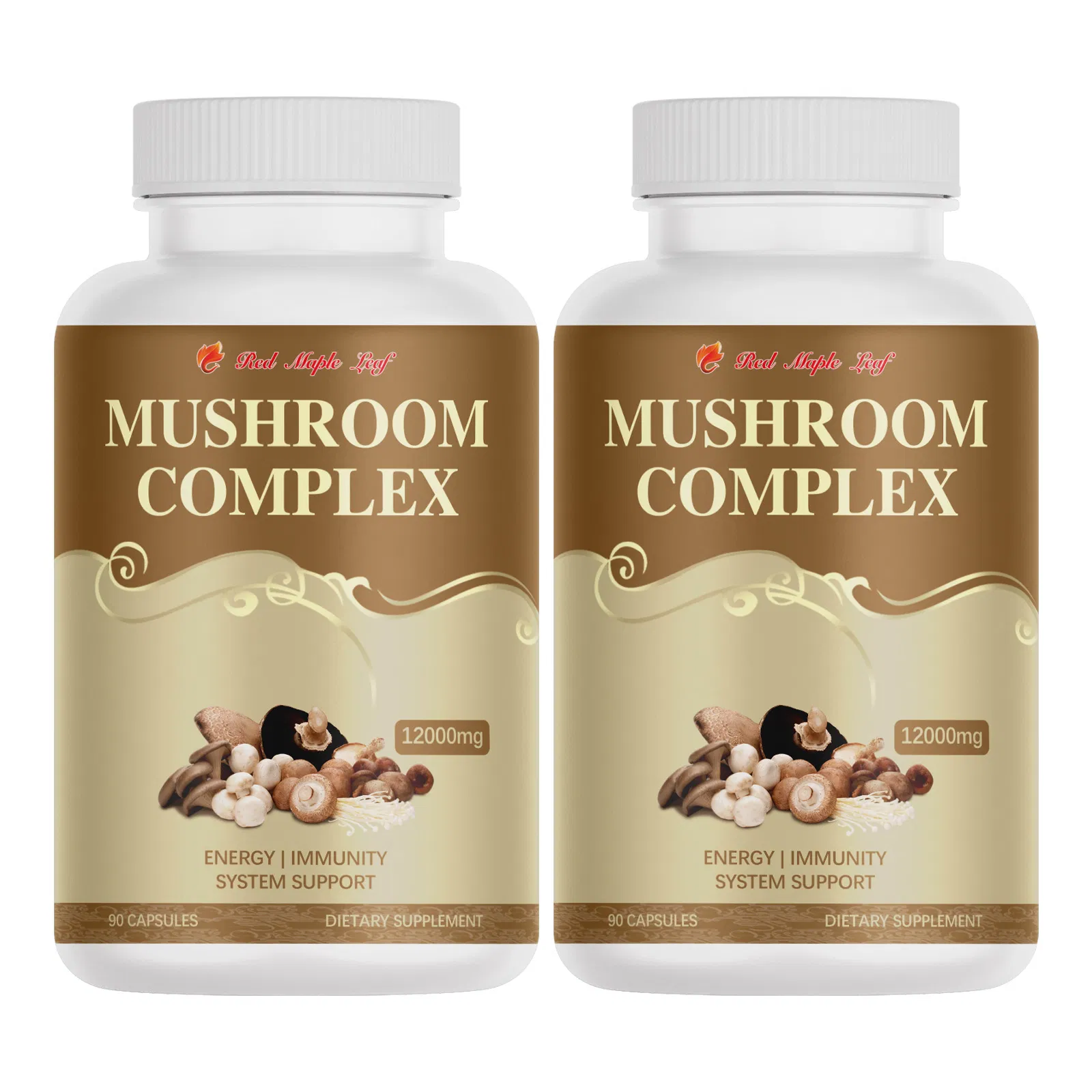 High Quality - Mushroom Complex Capsules, Nootropics Brain Supplements for Memory and Focus