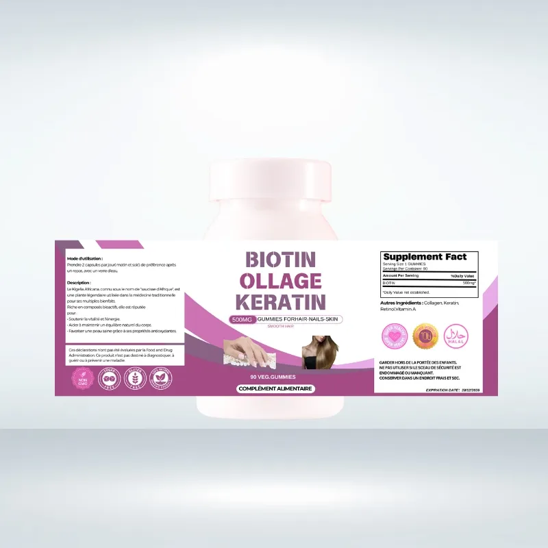 Premium Biotin Gummies for Enhanced Hair, Skin, and Nails