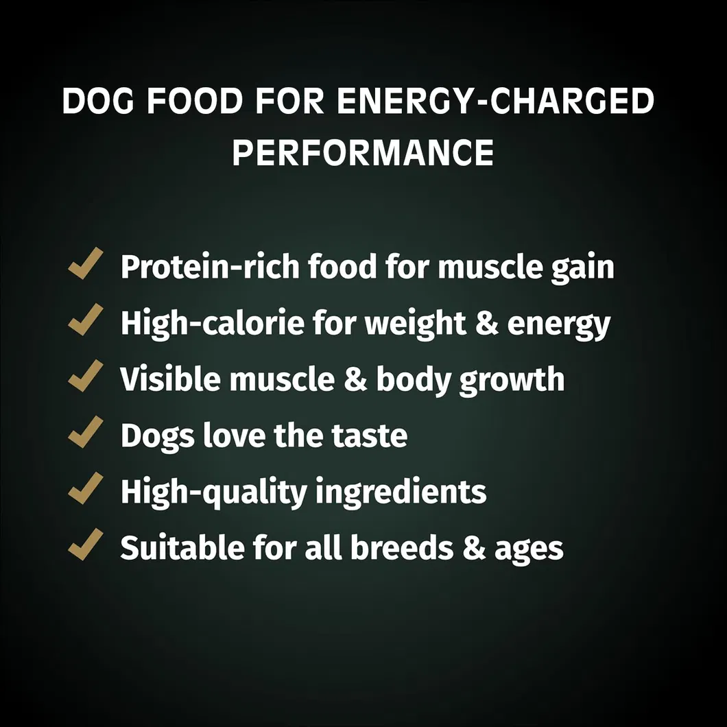 High-Protein Dog Muscle Gain Powder, Pet Joint Health Care Supplement, Max Muscle Builder