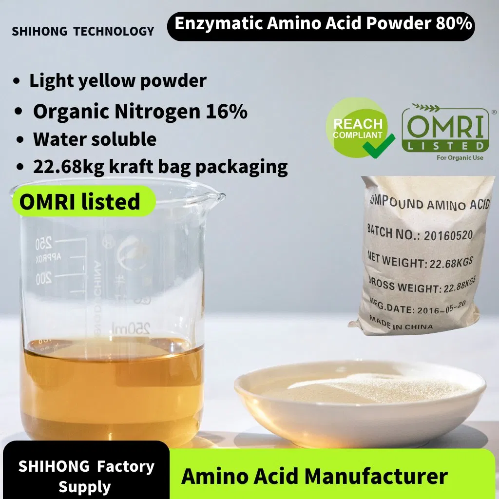 Enzymatic Hydrolysis Fish Protein Powder for Agricultural Foliar Fertilizer Use