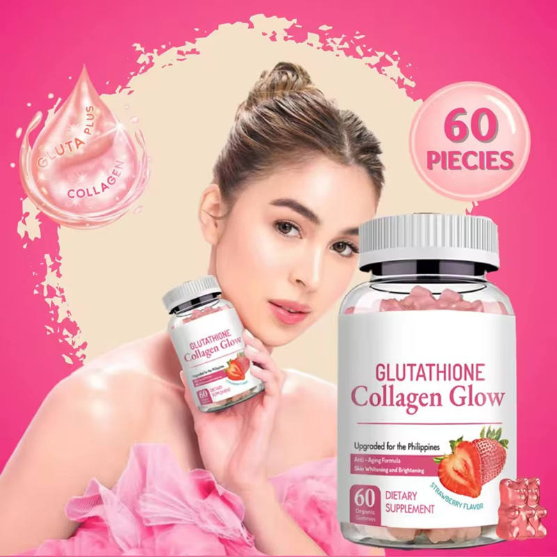 Olli Nature Glow Collagen Gummies Support Boost Immunity Skin Whitening