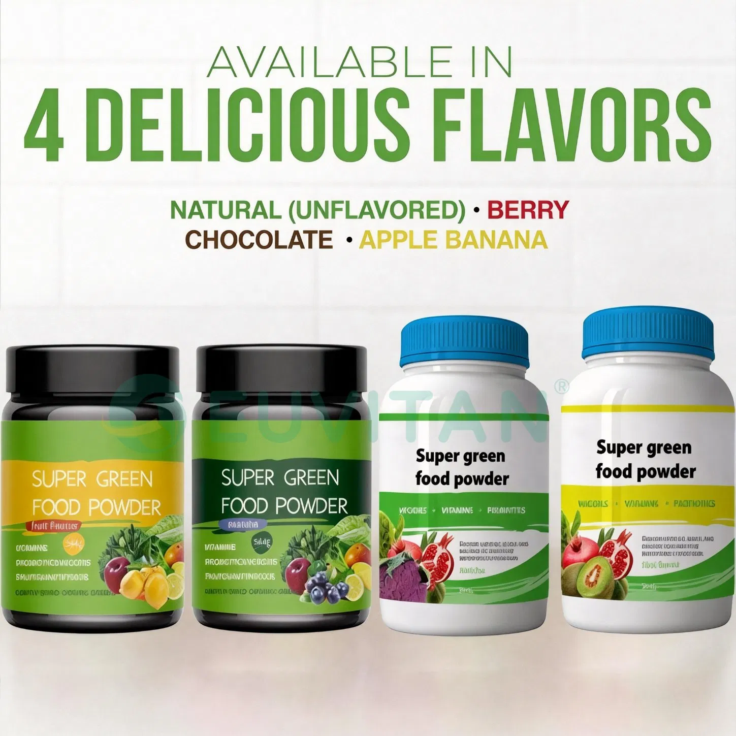OEM Supply Super Green Digestive Enzymes Bloom Superfood Nutrition Smoothie Grass Greens Powder for Adults for Pregnant Women