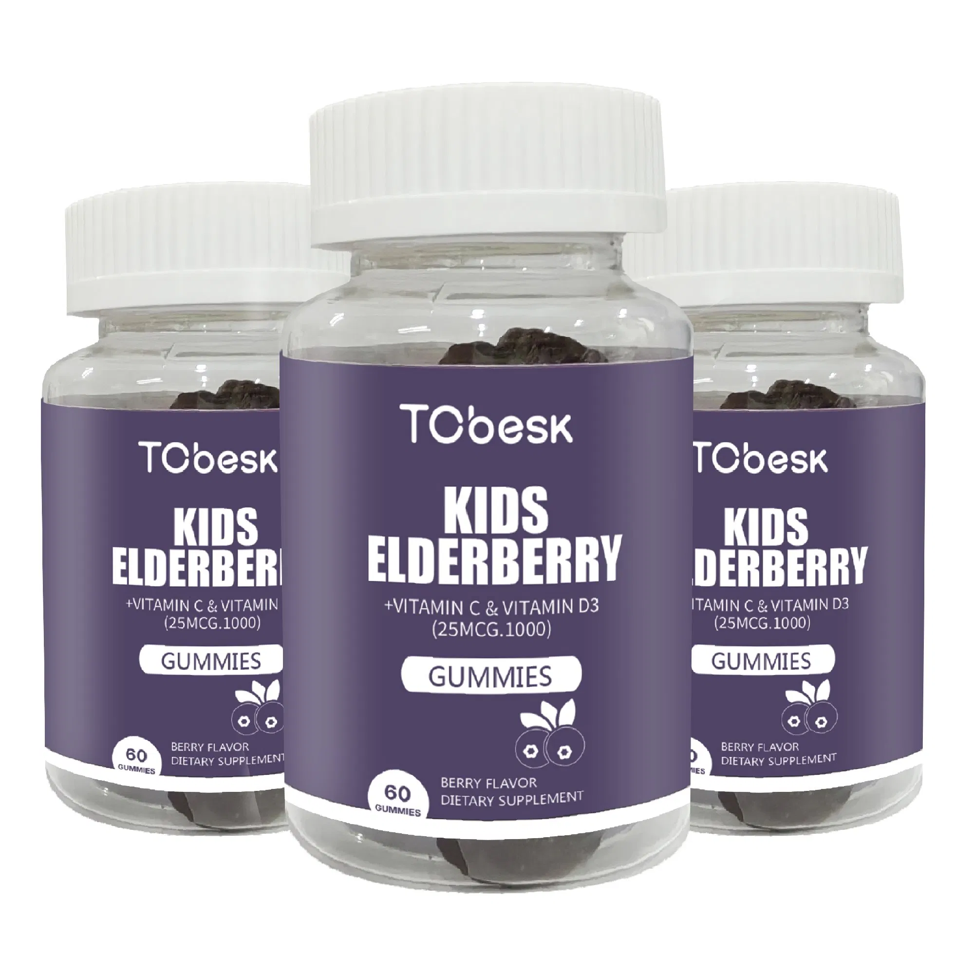 High Quality Children Dietary Supplements Support Immunity Kid's Elderberry Gummies