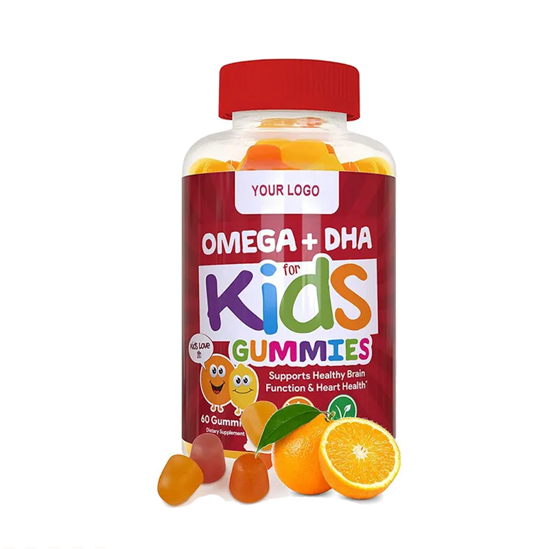 OEM Wholesale Pure Kids Multivitamin DHA Omega 3 6 9 Gummies