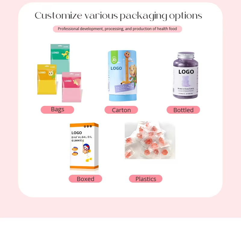 Factory Private Label Growth Kids Multivitamins Vegan Mineral Teen Baby Essential Supplement Multivitamin Gummies For Children