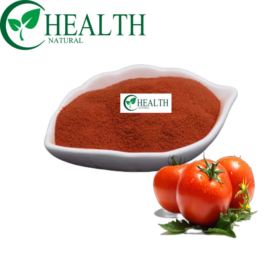 OEM Natural Tomato Lycopene Extract 1% Tomato Lycopene Powder Food Colorant& Dietary Supplement Skin Brightening Raw Material