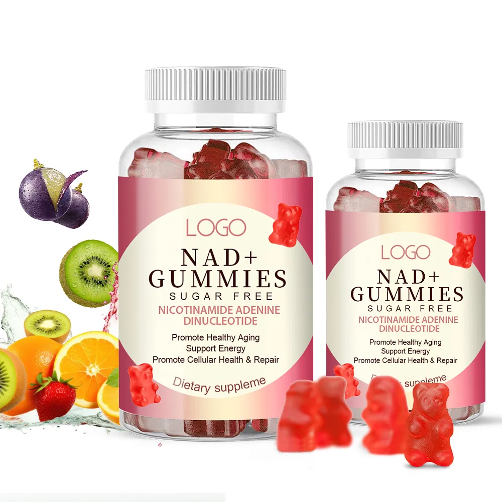 OEM/ODM Nad+ Resveratrol, Biotin Anti-Aging Gummies - Hair, Skin, Nails &amp; Joints - Collagen Peptide