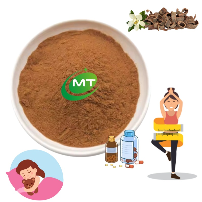 Natural Plant Sleep Support Weight Management Magnolia Officinalis Bark Extract Powder