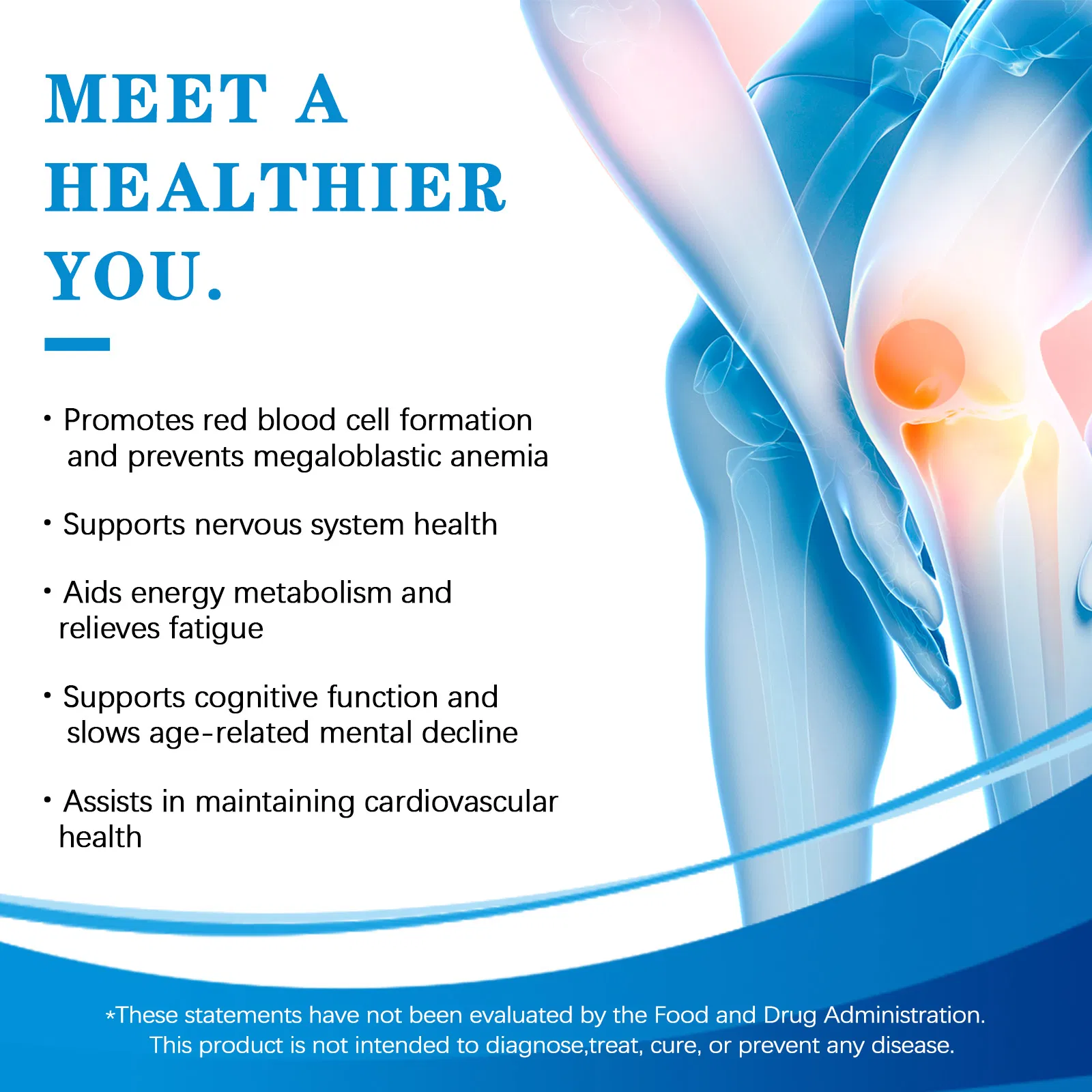 Vitamin B12 Dietary Supplement - Non-GMO for Neuro Health &amp; Red Blood Cell Formation