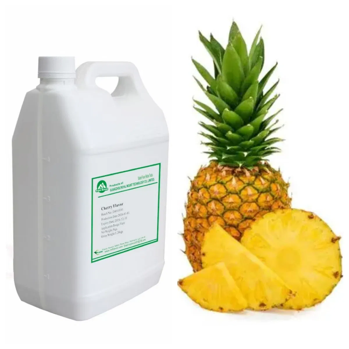 Factory Direct Sale Pineapple Emulsified Flavor Food Flavoring Additive Raw Material for Beverage Fruit Flavour