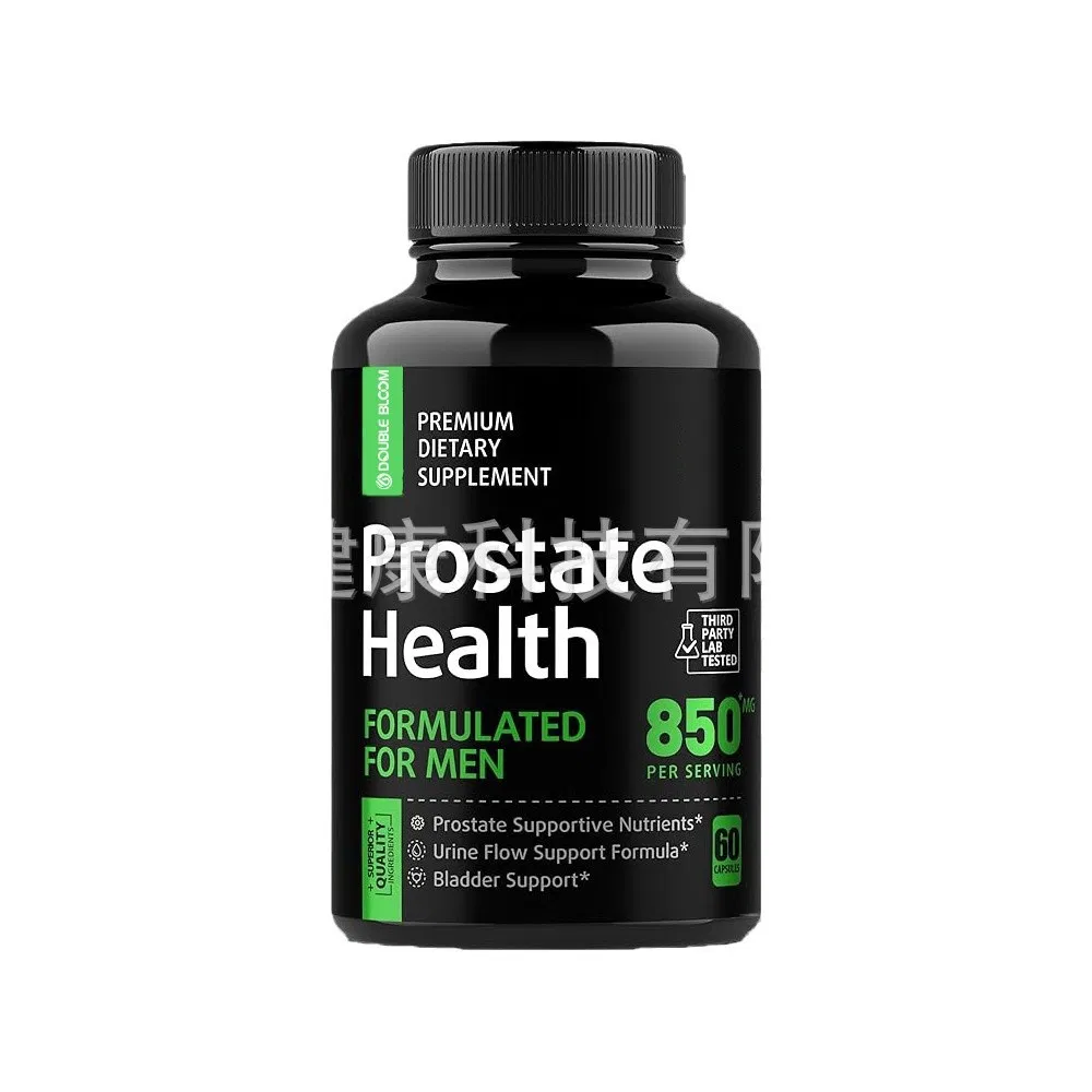 Customized Overseas Trade Saw Palmetto &amp; Ganoderma Dietary Supplements with Vitamins - Male Prostate Health Capsules OEM