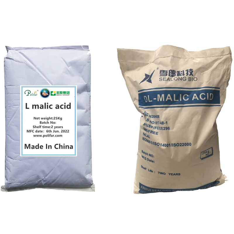 L Malic Acid Food Additives CAS 97-67-6 for Beverage