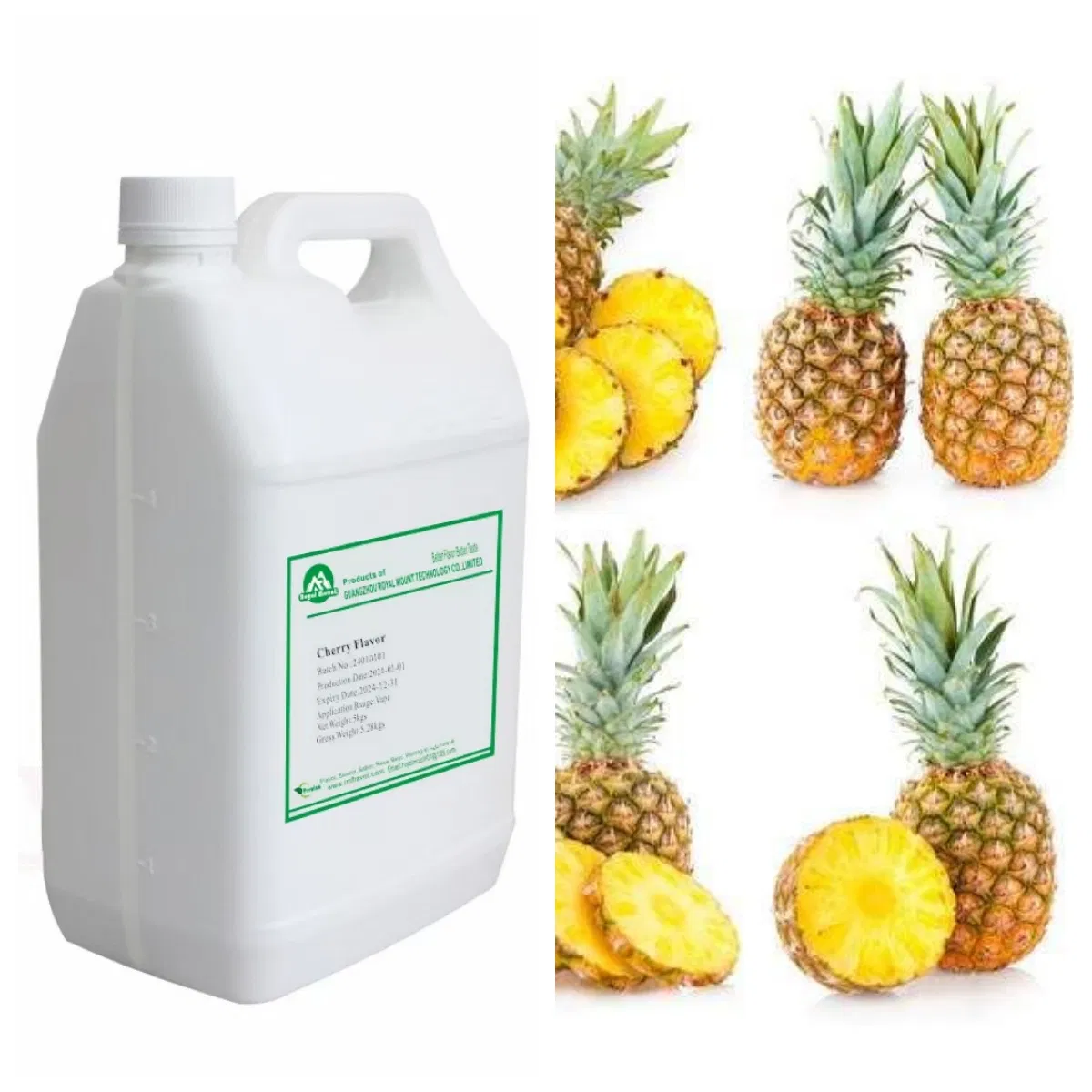 Factory Direct Sale Pineapple Emulsified Flavor Food Flavoring Additive Raw Material for Beverage Fruit Flavour
