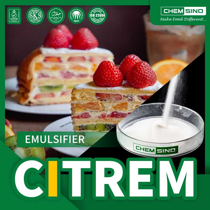 Citrem Citric Acid Esters E472c Ingredient High Quality Free Sample Available CAS No. 36291-32-4