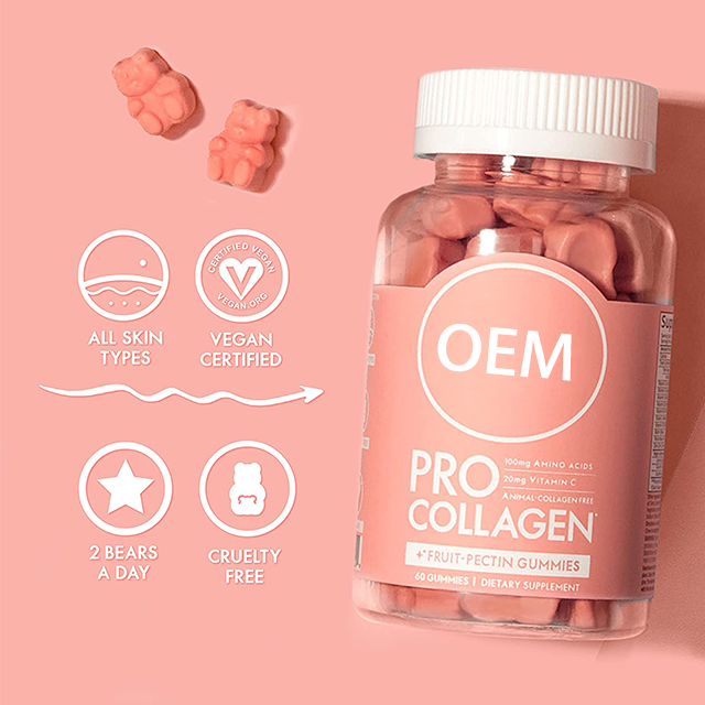 Sample Customization Hair, Skin, Nails, Joint Supplement Collagen Gummies Vitamin