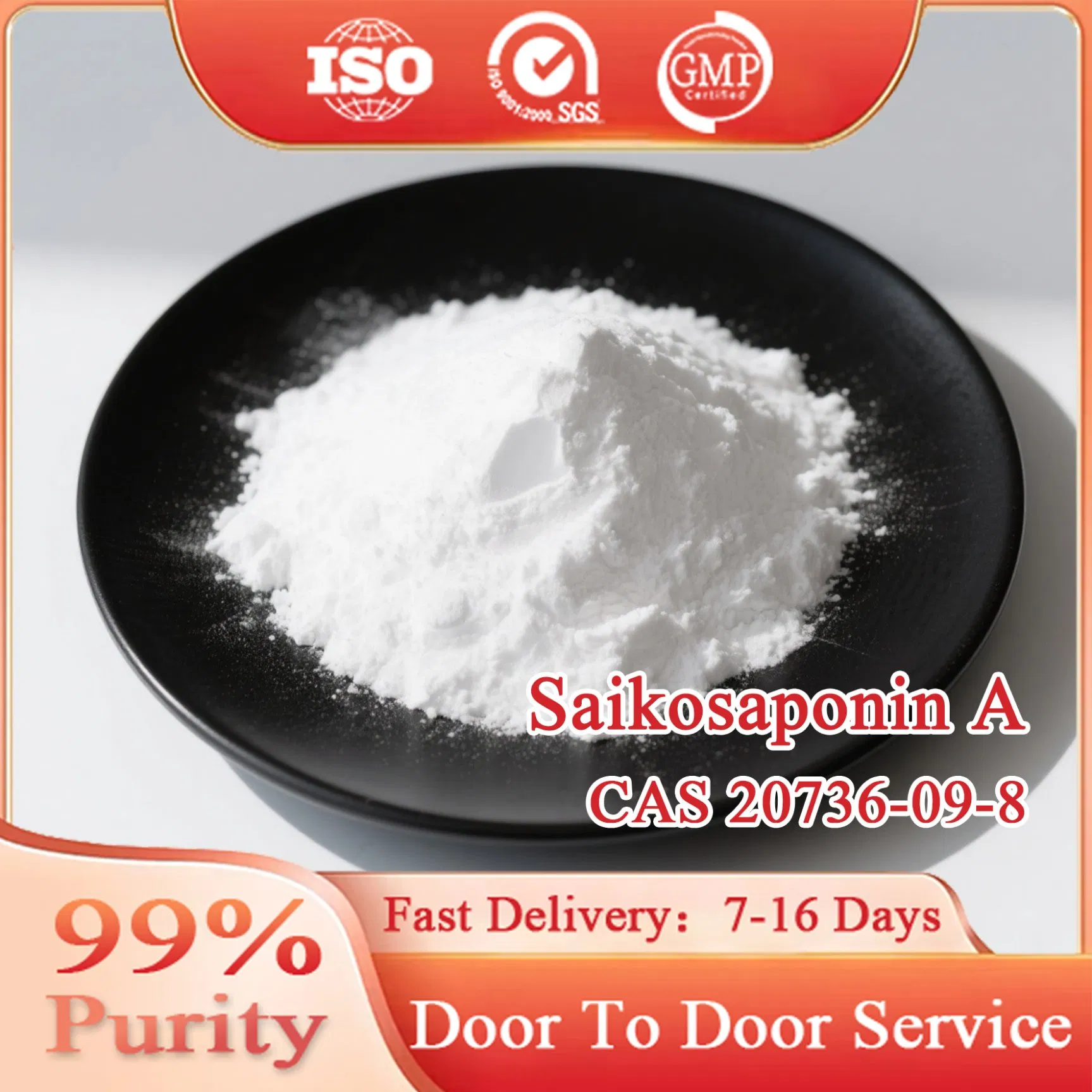 Bupleurum-Derived Saikosaponin a CAS 20736-09-8 Ssa Tcm Active Ingredient &amp; Immunity