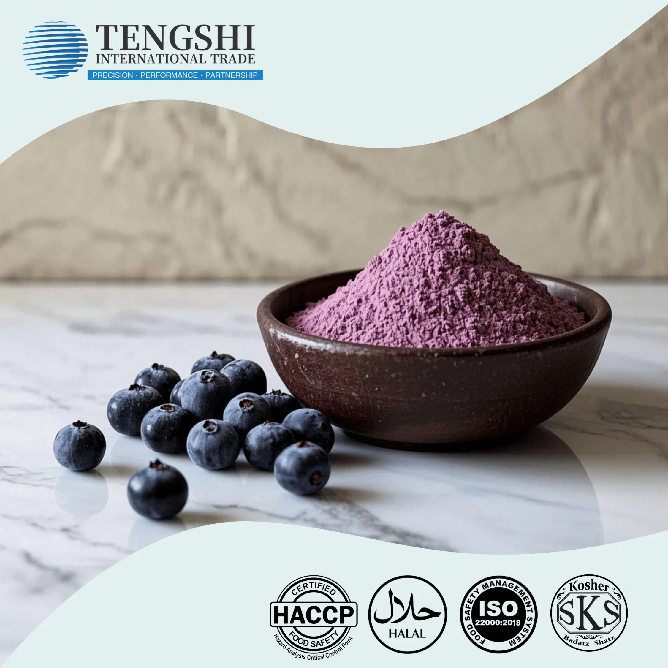 Premium Quality Bilberry Anthocyanosides 40 Percent HPLC Analyzed Plant Based Ingredient