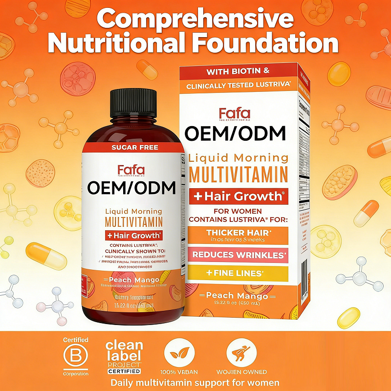 Multivitamin Complex Oral Liquid Supplement with Vitamin B12 Boost