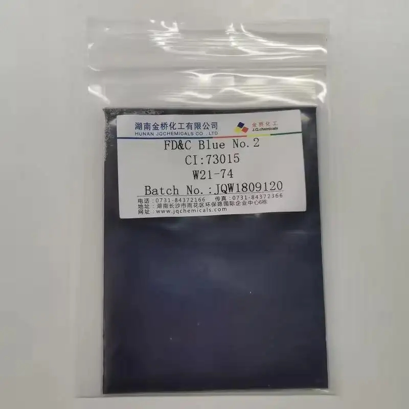 Factory Supply Natural Food Additive Indigo Carmine CAS 860-22-0 Fd&C Blue 2