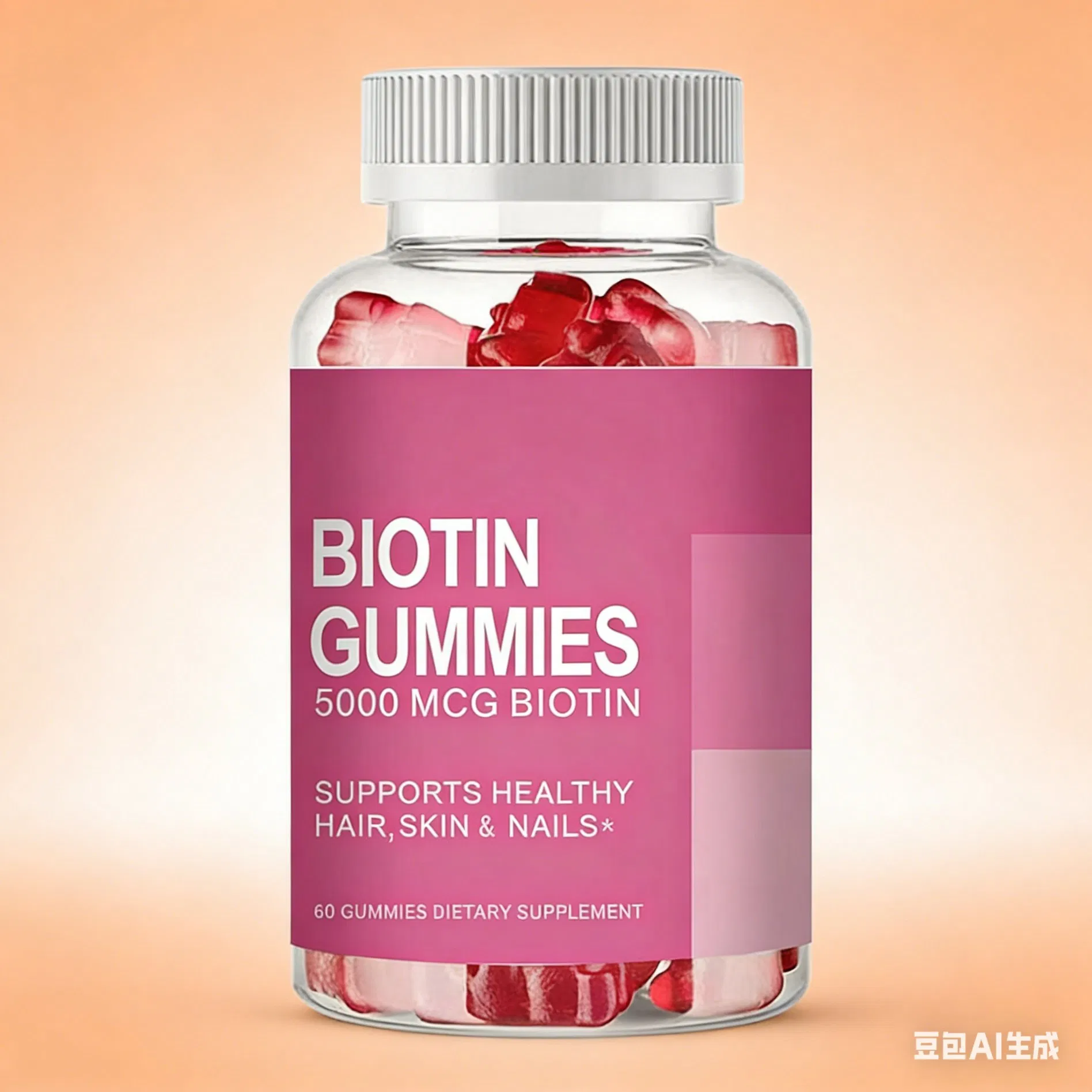 Premium Biotin Gummy for Nail Health Defense Supplier