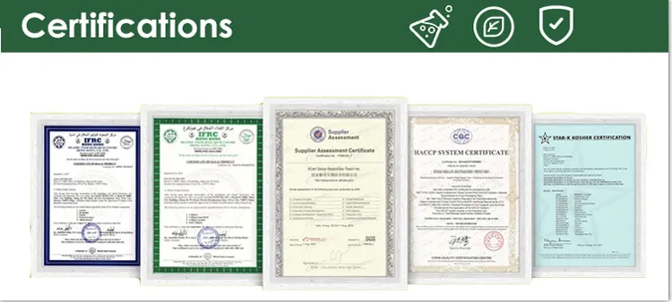 Certifications