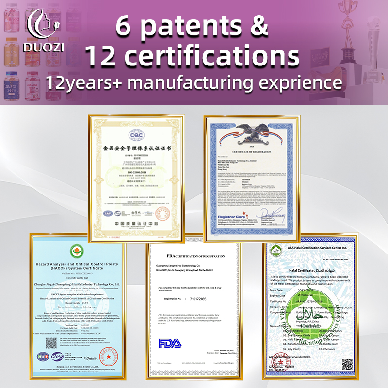 Hot Selling Food Supplements Health Natural Ingredients Promote Body for Probiotic Gummies