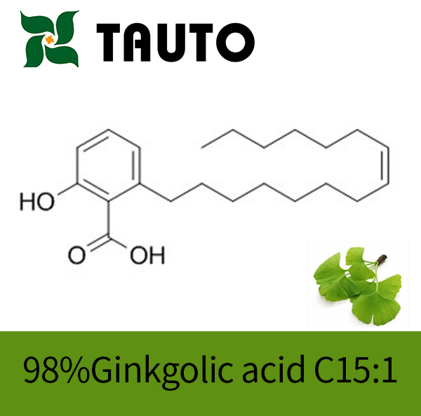 ISO Certified Plant Extract 98% Ginkgolic Acid (C15: 1) 22910-60-7 Natural Ingredient Intermediate