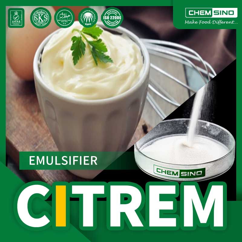 Citrem E472c Citric Acid Esters Ingredient CAS No. 36291-32-4 Top Quality in Stock Free Sample